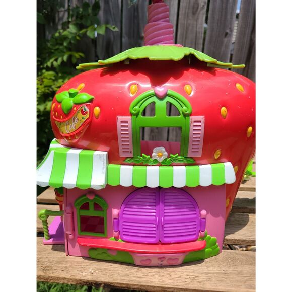 2008 Hasbro Strawberry Shortcake Playset Twirly Bird Berry Cafe Vintage 2000s - Picture 6 of 12
